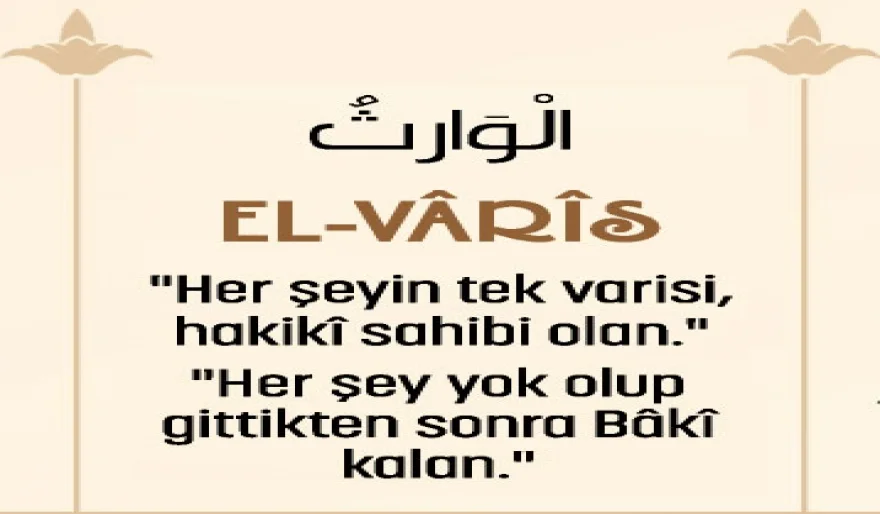 El-Vâris İsmi Şerifi